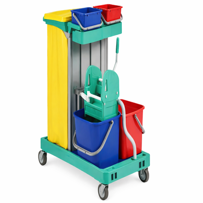 JANITOR TROLLEY MAGIC LINE 350 LOCABLE CABINET