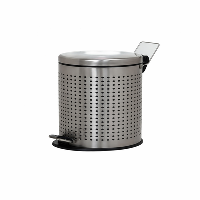 SS PEDAL BIN PERFORATED