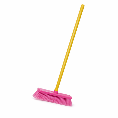 SOFT BROOM PLASTIC COATED HANDLE